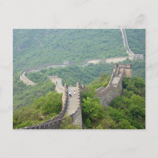 Die Postkarte der chinesischen Mauer (Vorderseite)