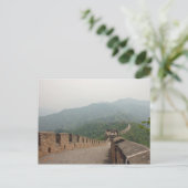 Die Postkarte der chinesischen Mauer (Stehend Vorderseite)