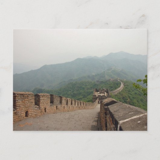 Die Postkarte der chinesischen Mauer (Vorderseite)