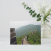 Die Postkarte der chinesischen Mauer (Stehend Vorderseite)