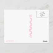 Die Postkarte der Dame (Rückseite)