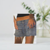 Die Postkarte der Jeans (Stehend Vorderseite)