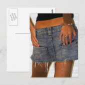 Die Postkarte der Jeans (Vorne/Hinten)