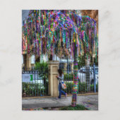 Die Postkarte der Mardi Gras Bead Tree (Vorderseite)