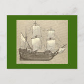 Die Postkarte der Mayflower (Vorderseite)
