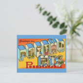 Die Postkarte der Pocono Mountains (Stehend Vorderseite)