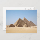 Die Postkarte der Pyramiden (Vorne/Hinten)