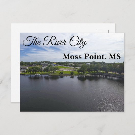 Die Postkarte der Stadt (Vorne/Hinten)