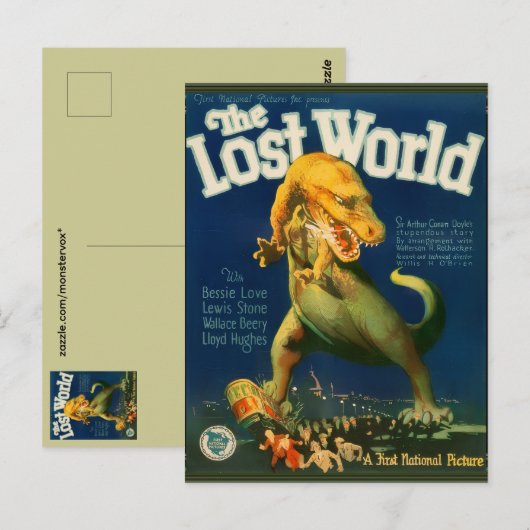 Die Postkarte der verlorenen Welt (Vorne/Hinten)