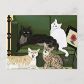 Die Postkarte der vier kleinen Löwen (Vorderseite)