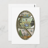 Die Postkarte der Weihnachtsmäuse (Vorne/Hinten)