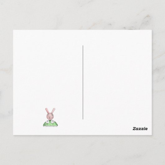 Die Postkarte der Weihnachtsmäuse (Rückseite)