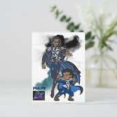 Die Postkarte der zwei Pulpys (Stehend Vorderseite)