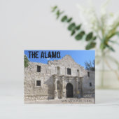 Die Postkarte des Alamo San Antonio Texas (Stehend Vorderseite)