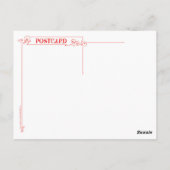 Die Postkarte des Alchemist Mad Scientists (Rückseite)