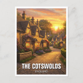Die Postkarte des Cotswolds-Dorfes