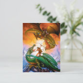 Die Postkarte des Duelldrachen (Stehend Vorderseite)
