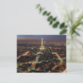 Die Postkarte des Eiffelturms 2 (Stehend Vorderseite)