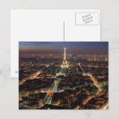Die Postkarte des Eiffelturms 2 (Vorne/Hinten)