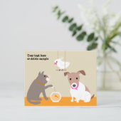 Die Postkarte des Haustier-Modells (Stehend Vorderseite)