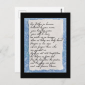 Die Postkarte des Herrn (Vorne/Hinten)