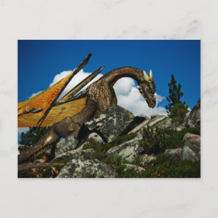 Die Postkarte des Hügels hoch