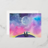 Die Postkarte des kleinen Prinzen (Vorderseite/Rückseite)