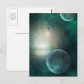 Die Postkarte des Kosmos (Vorne/Hinten)