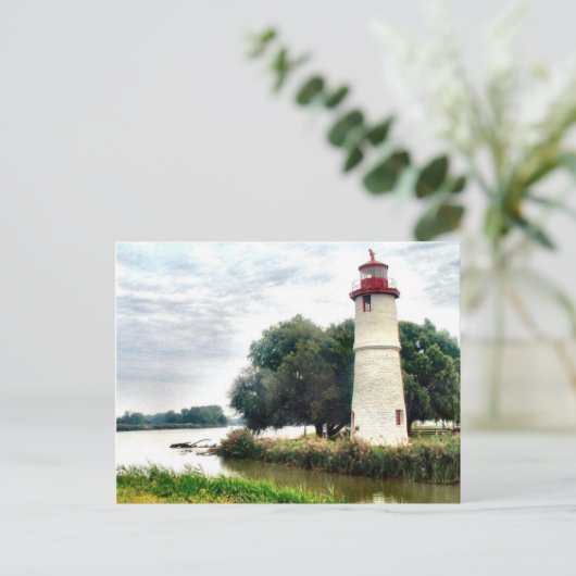 Die Postkarte des Leuchtturms (Stehend Vorderseite)