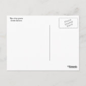 Die Postkarte des Olivenhains (Rückseite)