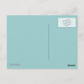 Die Postkarte des Papageienbaums (Rückseite)