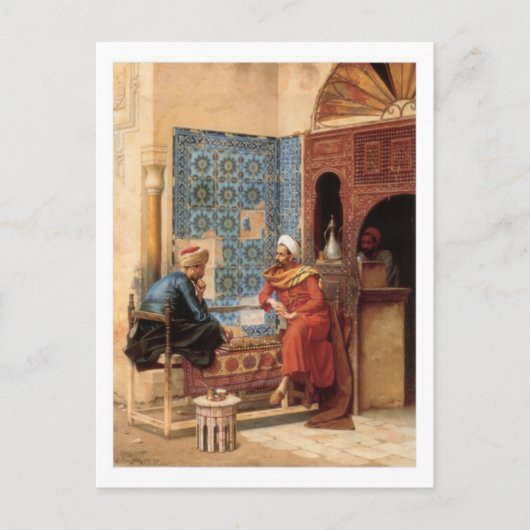 Die Postkarte des Schachspiels (Vorderseite)