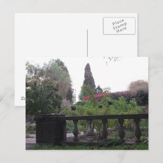 Die Postkarte des Screengrundes (Vorne/Hinten)