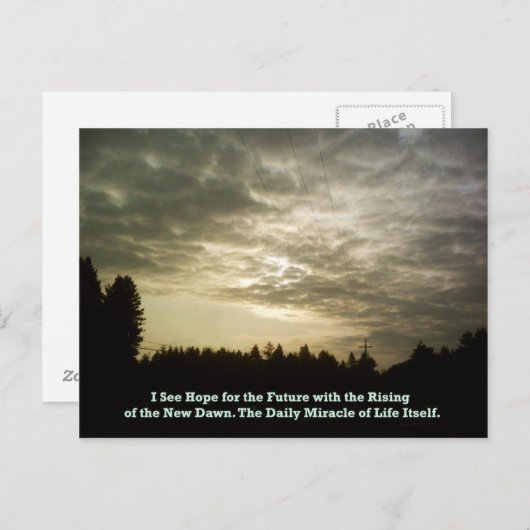 Die Postkarte des Traumwunder (Vorne/Hinten)