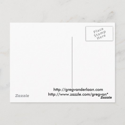 Die Postkarte des Traumwunder (Rückseite)