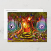 Die Postkarte des Zauberbaumes (Vorne/Hinten)