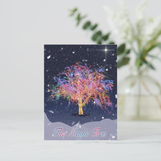 Die Postkarte des Zauberbaums (Stehend Vorderseite)