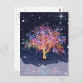 Die Postkarte des Zauberbaums (Vorne/Hinten)
