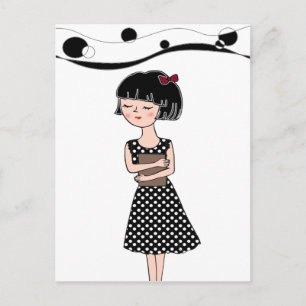 Die Postkarte für Bücher