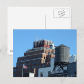Die Postkarte für das Gebäude der alten Hafenbehör (Vorne/Hinten)