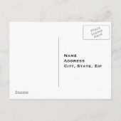 Die Postkarte für das Hochzeitdatum gerettet (Rückseite)