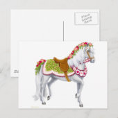 Die Postkarte für das Rose (Vorne/Hinten)