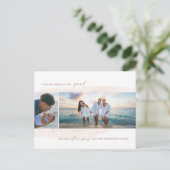 Die Postkarte für das Sand Holiday Foto durchquere (Stehend Vorderseite)