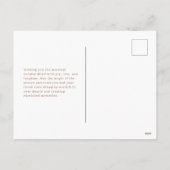 Die Postkarte für das Sand Holiday Foto durchquere (Rückseite)