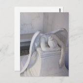 Die Postkarte für den Angel niemals allein abwisch (Vorne/Hinten)