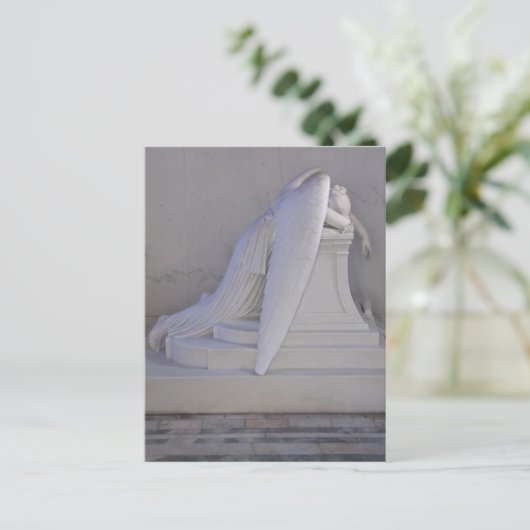 Die Postkarte für den Angel niemals allein abwisch (Stehend Vorderseite)