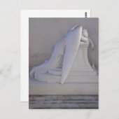 Die Postkarte für den Angel niemals allein abwisch (Vorne/Hinten)