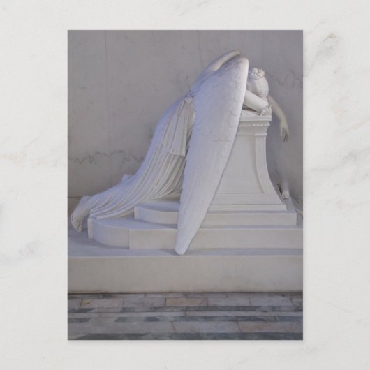 Die Postkarte für den Angel niemals allein abwisch (Vorderseite)