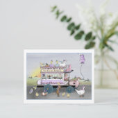 Die Postkarte für den Ostersonnenaufgang (Stehend Vorderseite)