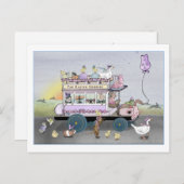 Die Postkarte für den Ostersonnenaufgang (Vorne/Hinten)